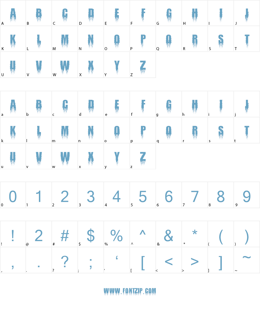 Mortem Throne Font Character